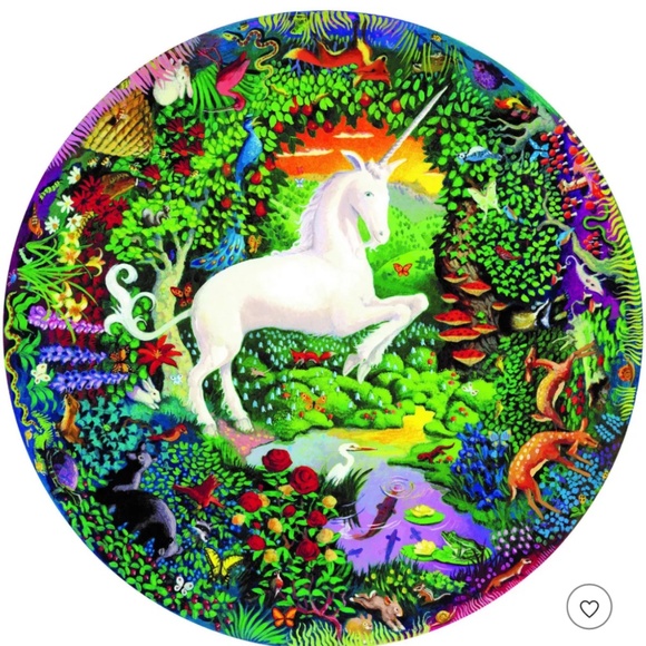 EEBOO Always Good "Puzzle in Unicorn Garden 500 pieces" NWOT - Picture 4 of 5
